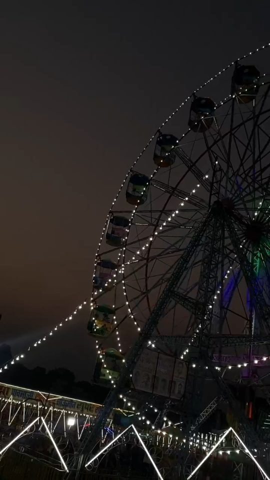 Carnival Nights lyric video template preview